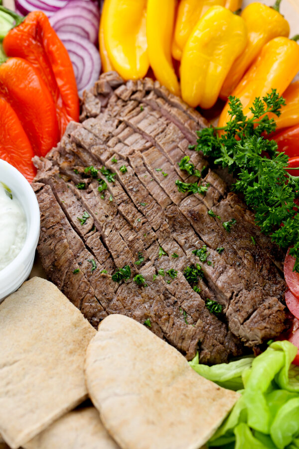 Homemade Beef Shawarma Board - Shaw Simple Swaps